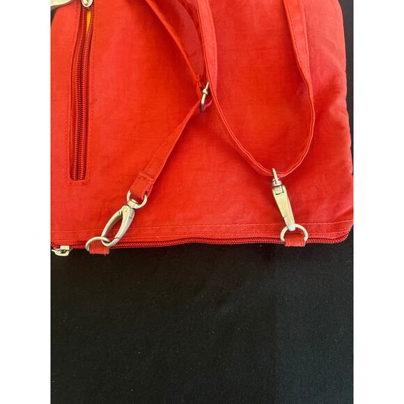 BAGGALLINI CROSSBODY BAG PURSE REMOVABLE STRAPS EXTRA POCKETS RED - Picture 5 of 10